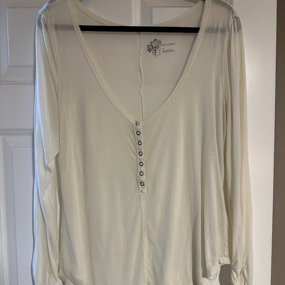 Pilcro Long-Sleeve Top